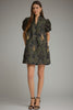 Olive black fan print mini by Entro