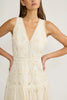 Francia tiered dress cream by Lucy Paris