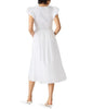 Gray dress white by Steve Madden