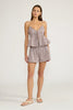 Holly tie tank brown by Lucy Paris