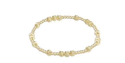 Hope unwritten dignity 5mm bead bracelet gold by: Enewton