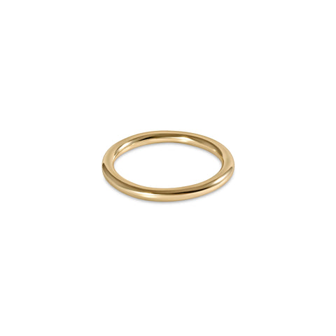 classic gold band ring by Enewton