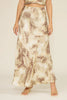 Artie maxi skirt beige snake by Lucy Paris