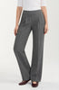 Heather Gray Ticking Stripe Pull On Trouser by Liverpool