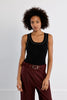 Lili Sidonio by Molly Bracken black studded tank