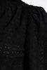High neck long sleeve lace top by Molly Bracken