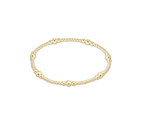 Purpose gold 4mm bead bracelet by: Enewton