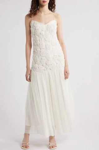 Arwen floral detail dress by Lucy Paris