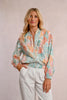 Short printed bomber jacket by Molly Bracken