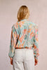 Short printed bomber jacket by Molly Bracken