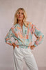 Short printed bomber jacket by Molly Bracken