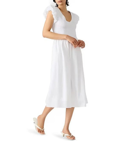 Gray dress white by Steve Madden