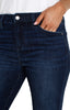 Hannah cropped flare 27" in upland wash by Liverpool