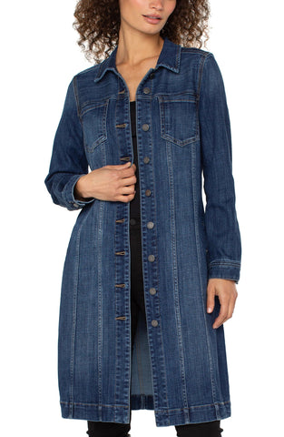 Long trucker jacket by Liverpool