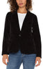 Velvet fitted blazer black by Liverpool